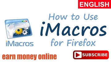How to Use iMacros for Firefox | Automate Firefox. Record and replay repetitive tasks