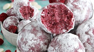 White Chocolate Raspberry Truffles