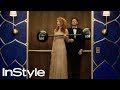 Danneel Ackles and Jensen Ackles | 2020 Golden Globes Elevator | InStyle | #shorts