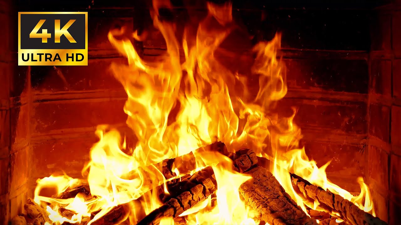🔥 Cozy Fireplace 4K. Realistic Christmas Fireplace for TV | Beautiful & Relaxing Fireplace Ambience