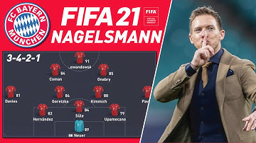 BAYERN MUNICH UNDER JULIAN NAGELSMANN CUSTOM TACTICS | FIFA 21