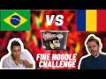 Brazilian versus Romanian Fire Noodle Challenge