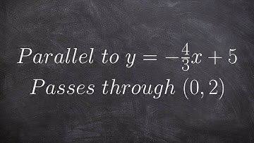 How to write the equation of a line perpendicular to another through a point
