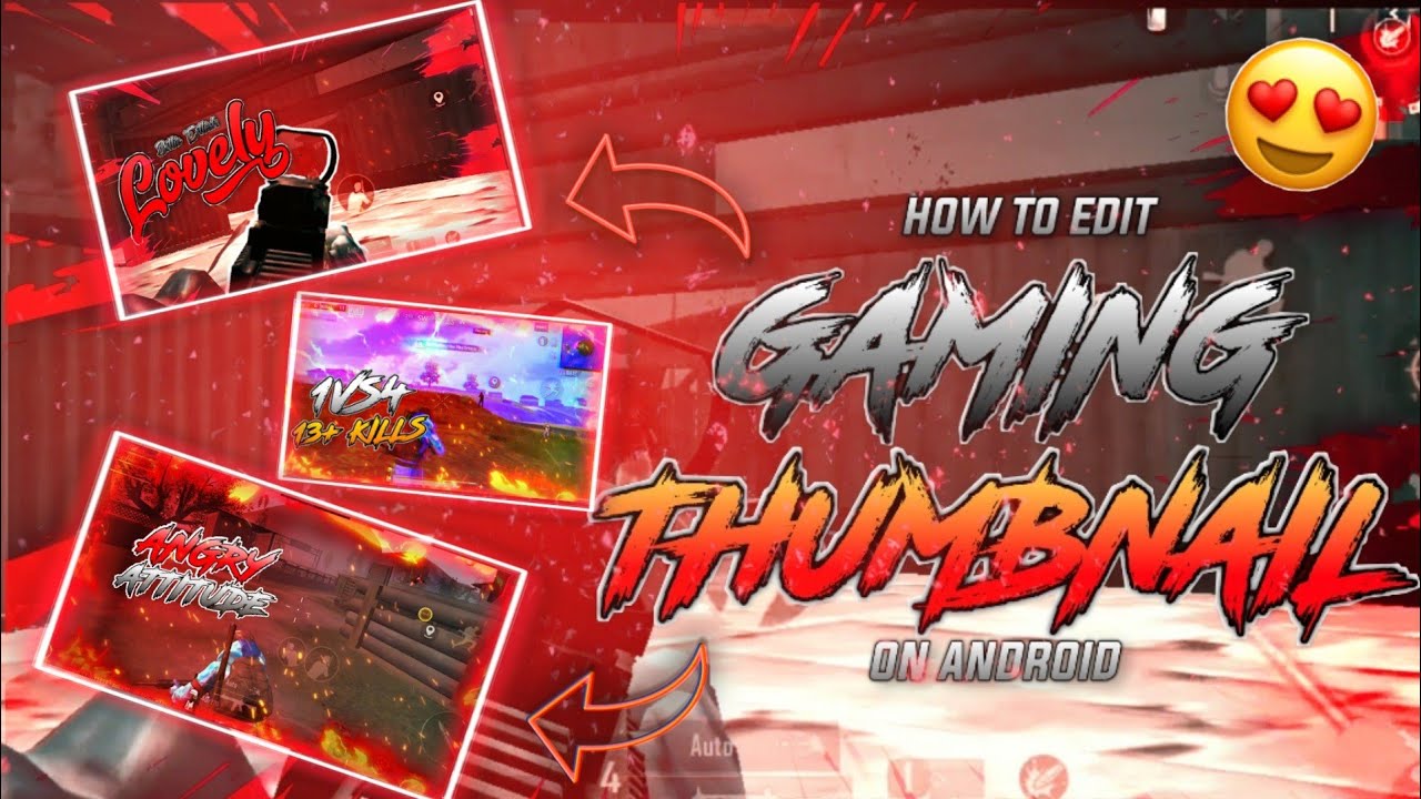 How to make Gaming Thumbnail on android | Make HD Gaming Thumbnail | Grow you Gaming YouTube Channel