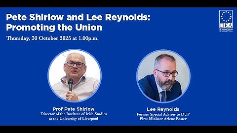 Pete Shirlow and Lee Reynolds: Promoting the Union
