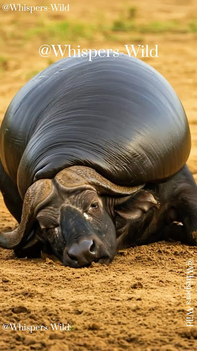 Giant Slug Removal Wildlife Heroes Save Buffalo in Amazing Rescue #wildliferescue #animalrescue