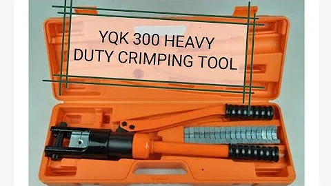 YQK 300 CRIMPING TOOL, makes the job easier and quicker #offgrid #energy #campervan