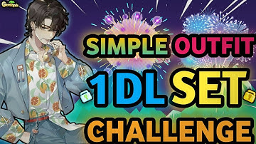SPECIAL 1 DL SIMPLE OUTFIT SET CHALLENGE (NEW SET!!) | Growtopia - Set Challenge #332