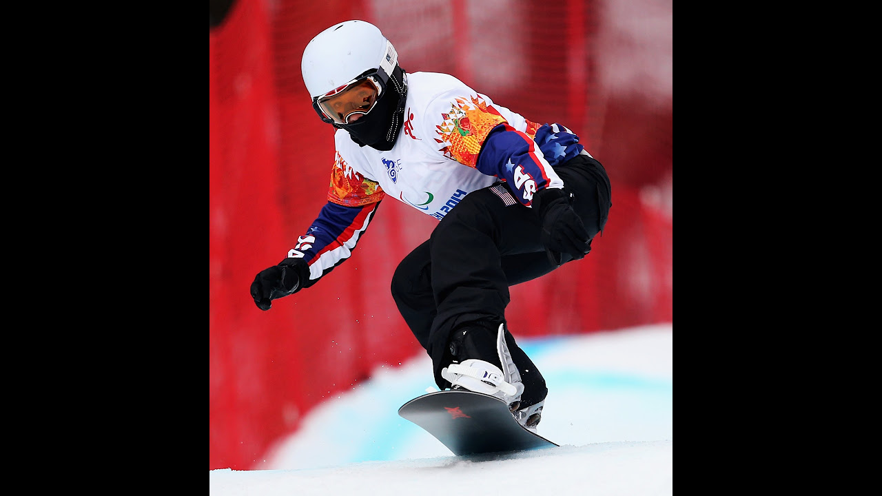 Cristina Albert 1st run  Womens para snowboard cross  Alpine Skiing  Sochi 2014 Paralympics