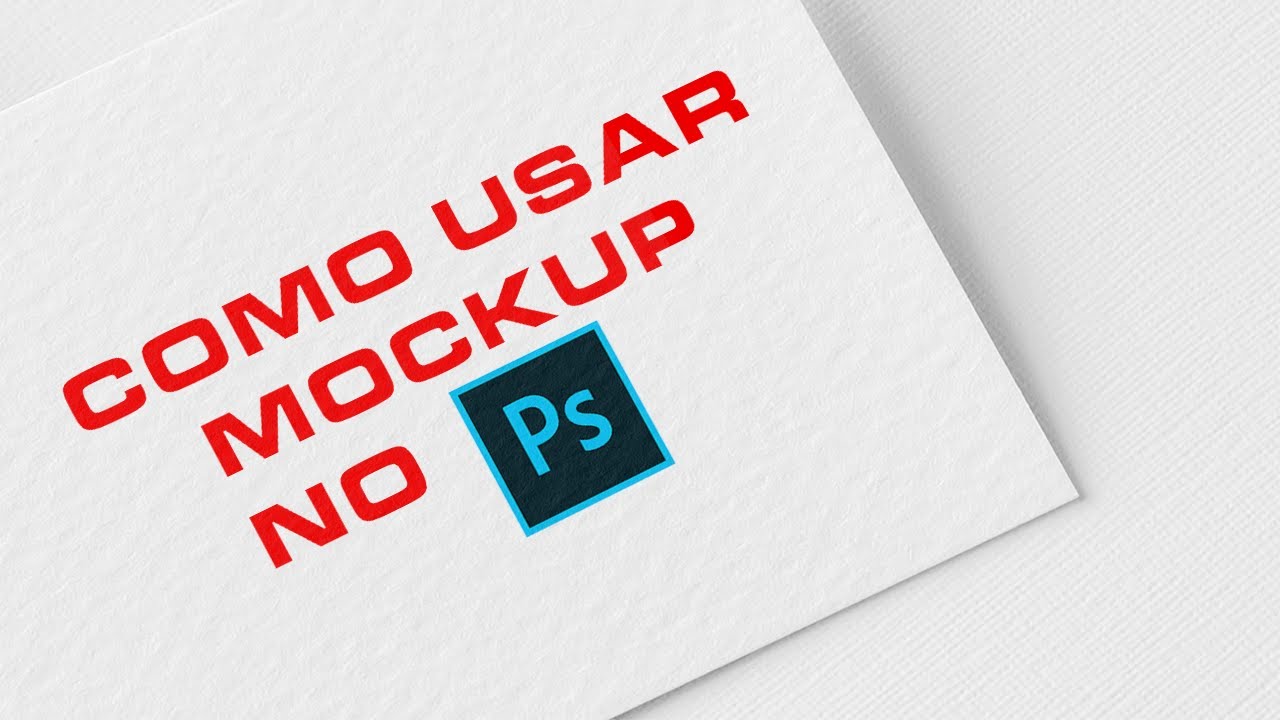 Como usar Mockup no Photoshop - YouTube