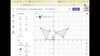EASY WAY TO USE GEOGEBRA IN GEOMETRIC TRANSFORMATION MATERIAL #ROTATION