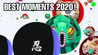 MY BEST MOMENTS OF 2020! (Agar.io Mobile Gameplay!)