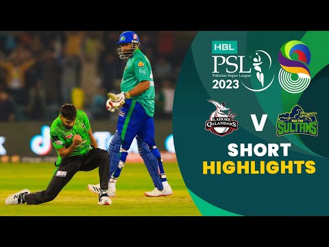 Short Highlights | Lahore Qalandars vs Multan Sultans | Match 20 | HBL PSL 8 | MI2T