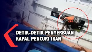 Detik-Detik Satgas KKP Menyerbu Kapal Pencuri Ikan di Natuna