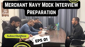 Merchant Navy Mock Interview Preparation at JMDI Academy | Ep 01