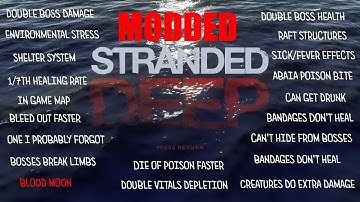 Stranded Deep Modded Ultimate Hard Mode Ep0 | Powered by Stranded Wide Mods