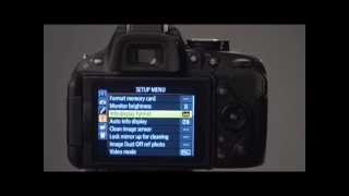 The Nikon D5200 Set Up menu overview - youtube