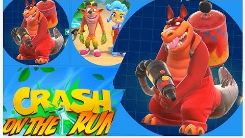 Crash Bandicoot: On the Run! Inferno Dingodile Defeated!