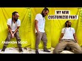 My new custom made pants  designer pant  imnah felix  diy  fashion  stitching  mens stylist