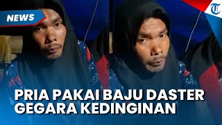 Momen Bapak-Bapak Korban Bencana Di Aceh Pakai Daster Gegara Kedinginan, Sebut Tak Maksud Mengejek