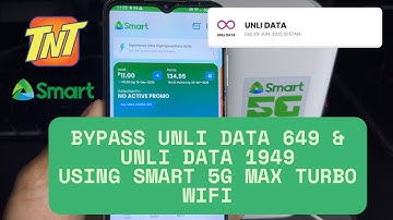 Bypass All Unli data Using Smart 5G Max Turbo Wifi/PLDT H153/H155 Modem Working (Smart/TNT)