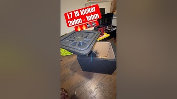 How to Wire a Kicker L7 From 2 Ohm to 1 Ohm 🔊 #CarAudio #basehead