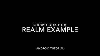 Geek Code Hub Realm Example screenshot 2