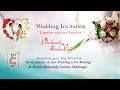 Wedding invitation