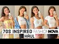 70s Inspired Fashion Nova Haul