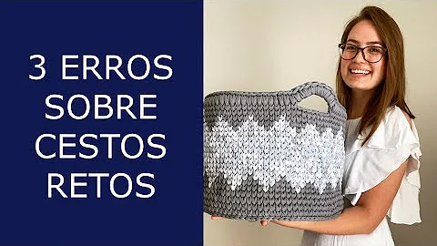 Como deixar cesto de fio de malha firme?