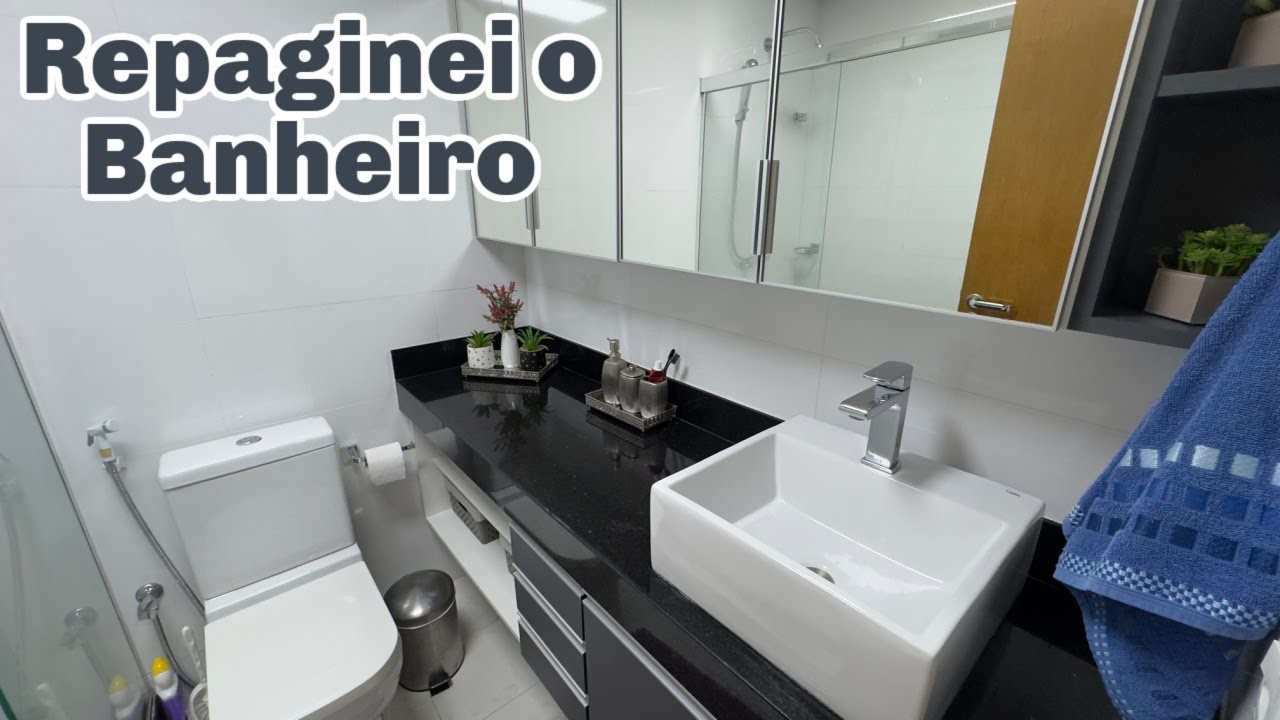 ENFIM TROQUEI O ARMÁRIO DO BANHEIRO