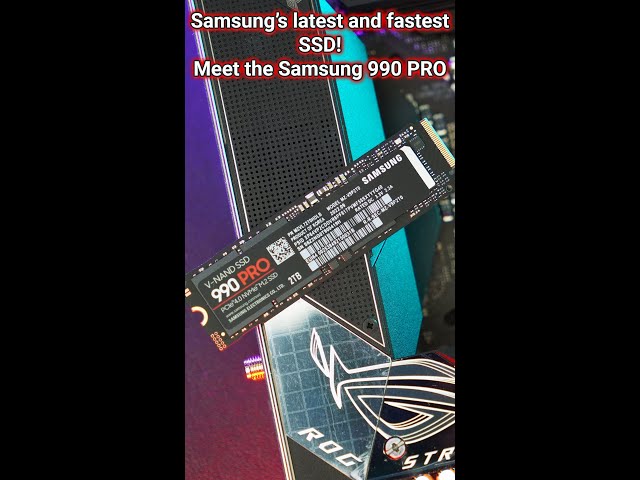 Samsung 990 PRO SSD Unboxing and Benchmarks #shorts