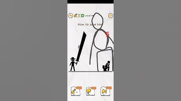 Draw 2 save 😂! can I save him🤣 #puzzlegames #puzzle #shorts