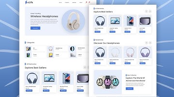 Intro: E-Commerce Product Page | With Sliders & Animations, JavaScript, HTML, CSS