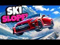 Driving EXPENSIVE Cars Down an INSANE Ski Slope Map in BeamNG Drive Mods!