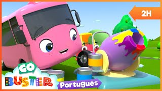 Vamos Pintar Tudo ??️ | Go Buster em Português | Desenhos Animados para Crianças