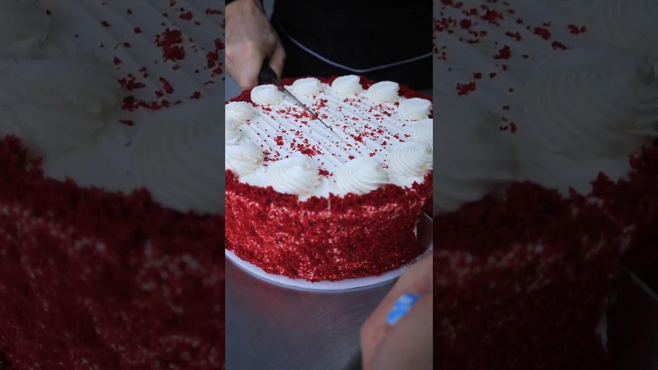 vídeo bolo red velvet