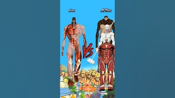 Eren Vs All titans ☠️