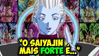 WHIS MOSTRA OS 12 SAIYAJINS MAIS FORTES DO UNIVERSO E A LISTA É SURPREENDENTE! Goku é o...