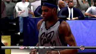 Nba 2k8 Flashback Western Allstars Vs Eastern Allstars Classic Matchup Game