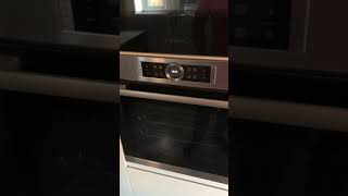 Changing the time on a Bosch series 8 oven
