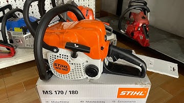 Bóc hộp cưa xích stihl ms180 chính hãng mới - chi tiết trong video - lh 0345050399