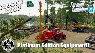 BIG YARDER OPERATION! | Forestry Guide | Farming Simulator 22 | Platinum DLC