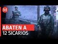 Enfrentamientos dejan 12 sicarios abatidos en tamaulipas