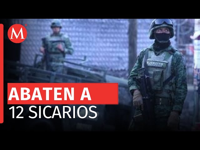 Enfrentamientos dejan 12 sicarios abatidos en Tamaulipas class=