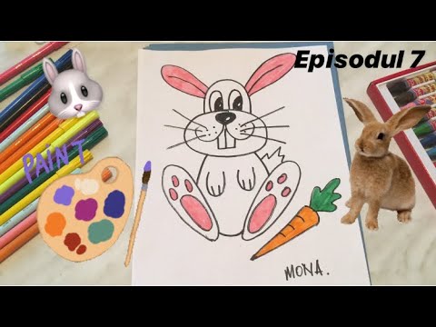 Ep.7: How to draw a rabbit/ Cum sa desenezi un iepuras/ Atelier de desen pentru copii🐰❤️