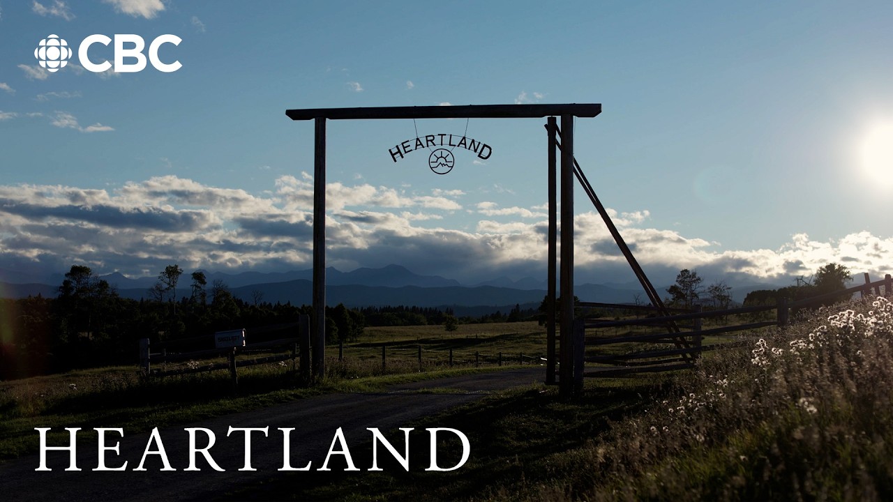 Watch the sunset over the Heartland sign!
