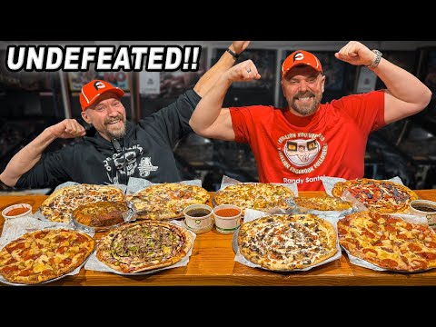 Michigans Toughest Knockout Pizza Challenge Has Four 12 Pizzas And A Sandwich!!