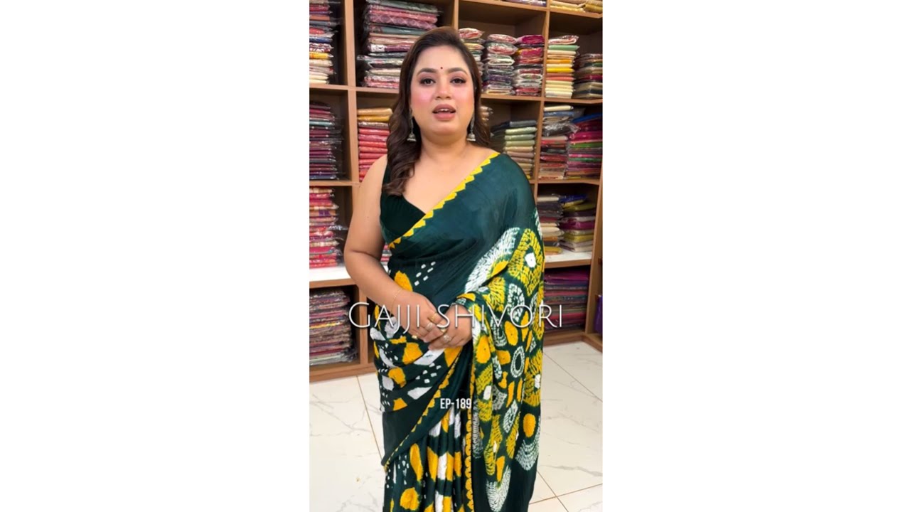 Smooth Texture Satin Saree