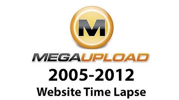 Megaupload TIME LAPSE 2005 - 2012